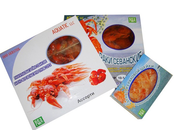 Раки в ассортименте в Ноябрьске