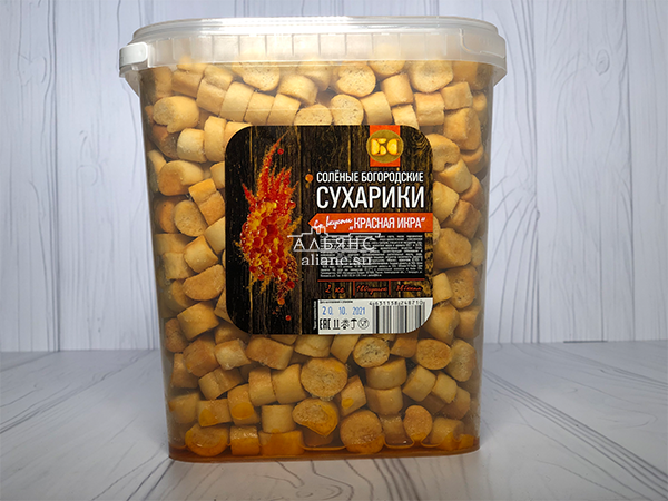 Сухарики с красной икрой в Ноябрьске
