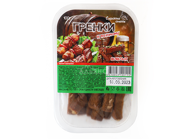 Сурские гренки Шашлык (100 гр) в Ноябрьске