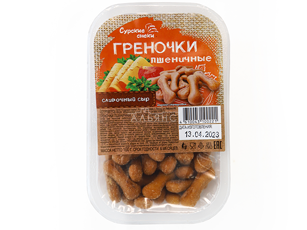 Сурские (ПШЕНИЧНЫЕ) Сливочный сыр (100 гр) в Ноябрьске