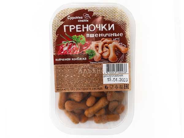 Сурские (ПШЕНИЧНЫЕ) Копченая колбаска (100 гр) в Ноябрьске