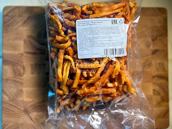 Нитка ЖАРЕНАЯ  Oktobersnack1 кг (сырный продукт) в Ноябрьске