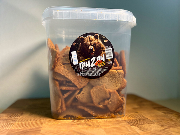 Ведро Ржаные гренки со вкусом Крылышки Барбекю (1 кг) в Ноябрьске