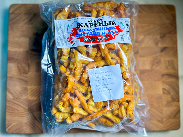 Жареный сыр "ВКУСНЯШКА" со вкусом сметаны и лука (500 гр) в Ноябрьске