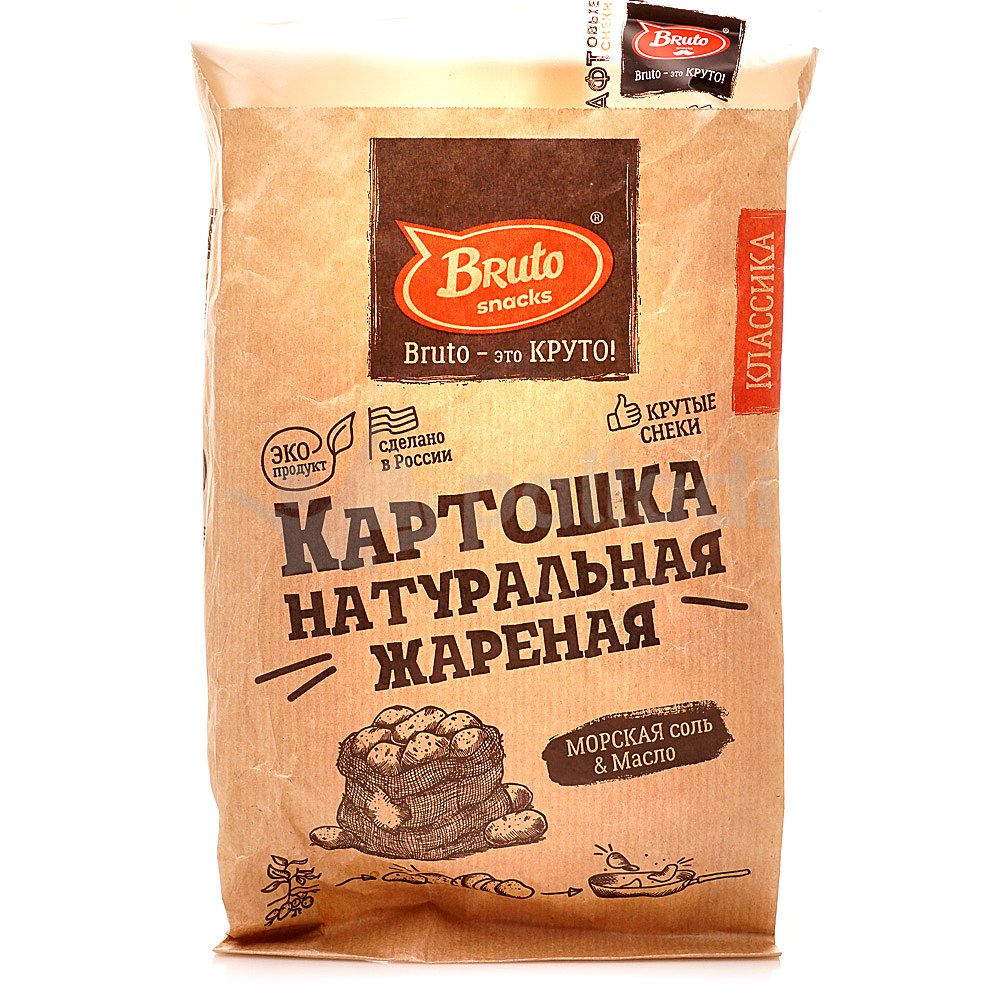 Картофель «Бруто» с солью 70 гр. в Ноябрьске