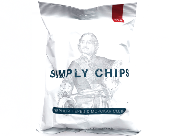 Картофельные чипсы "Simple chips" Морская соль и черный перец 80 гр. в Ноябрьске